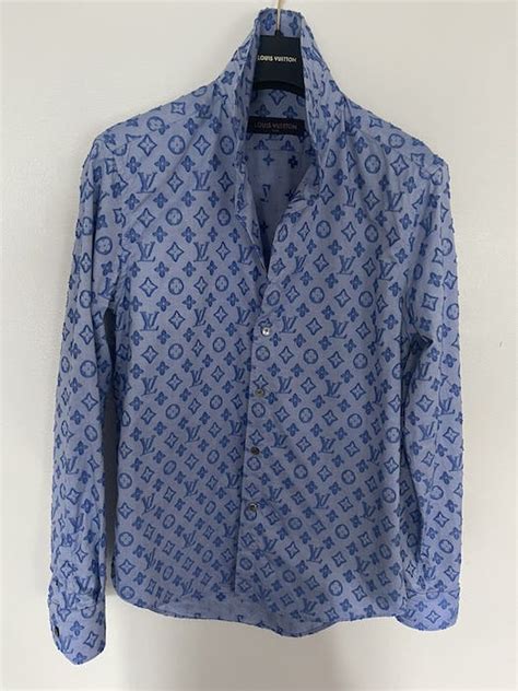 white louis vuitton button up shirt|louis vuitton shirt price.